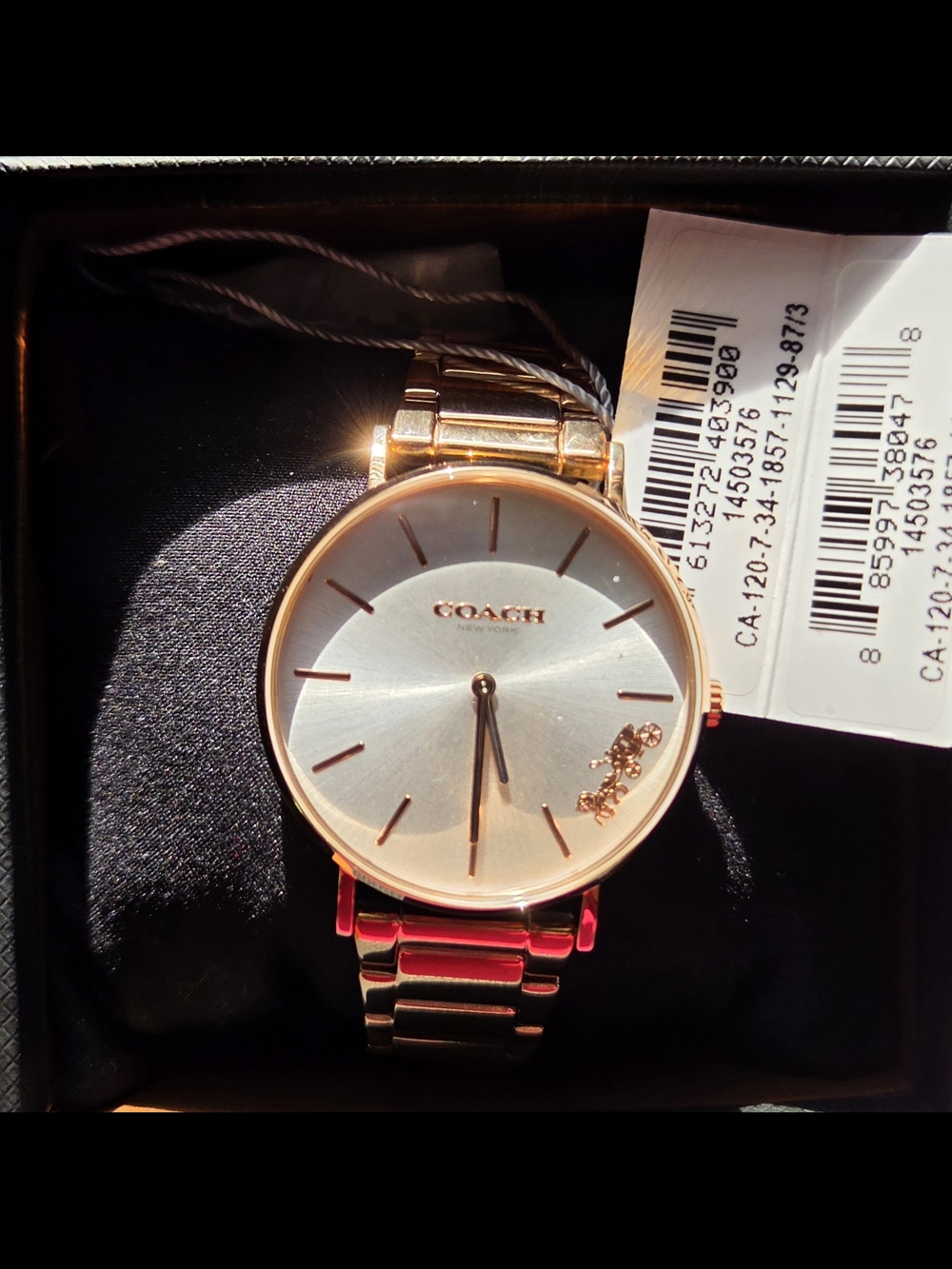 NWT Coach Perry Women's Watch (Rose Gold Tone)